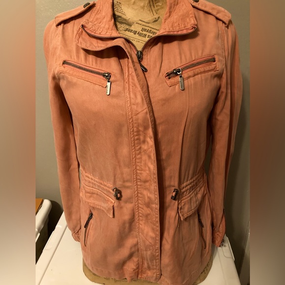 Max Jeans orange jacket x-small EUC - Picture 1 of 9